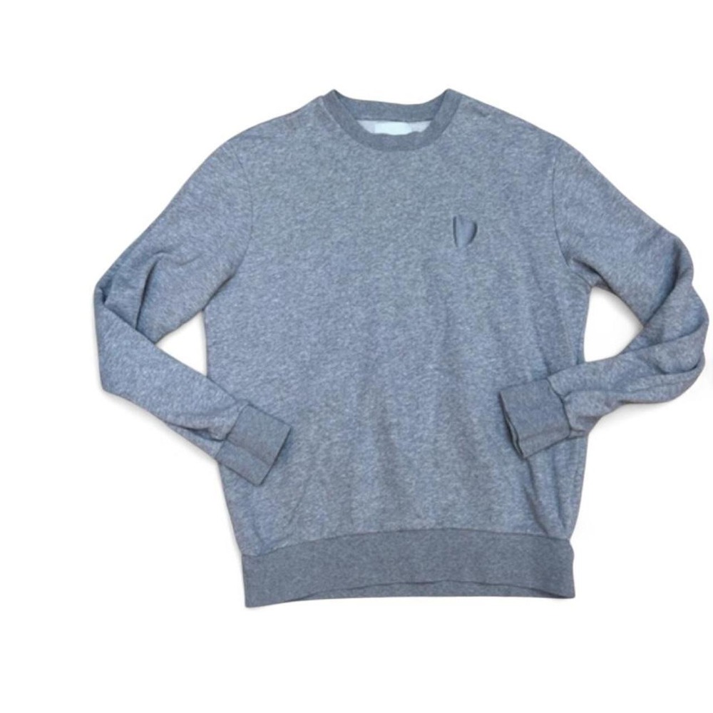 Inimigo Womens Premium Crewneck Sweatshirt Gray Embroidered Logo Size Large